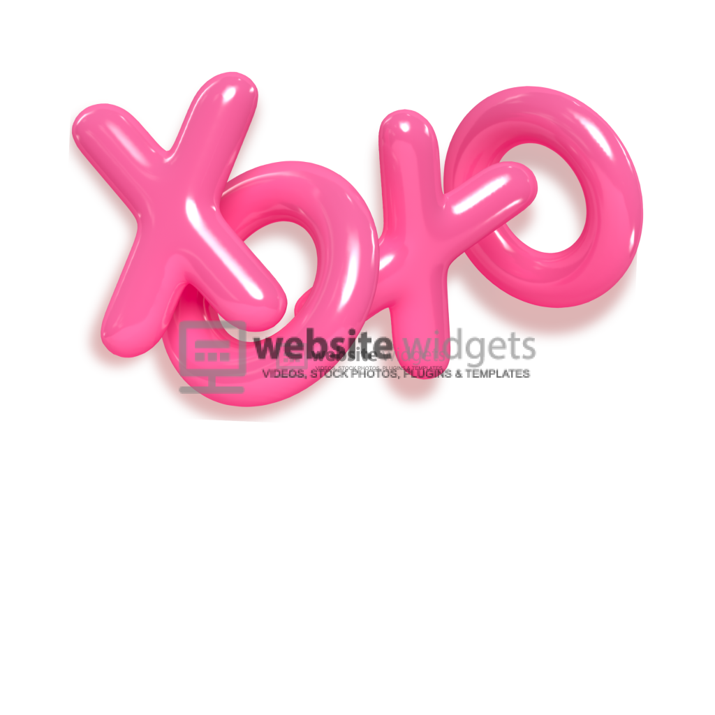 3D Render of XOXO