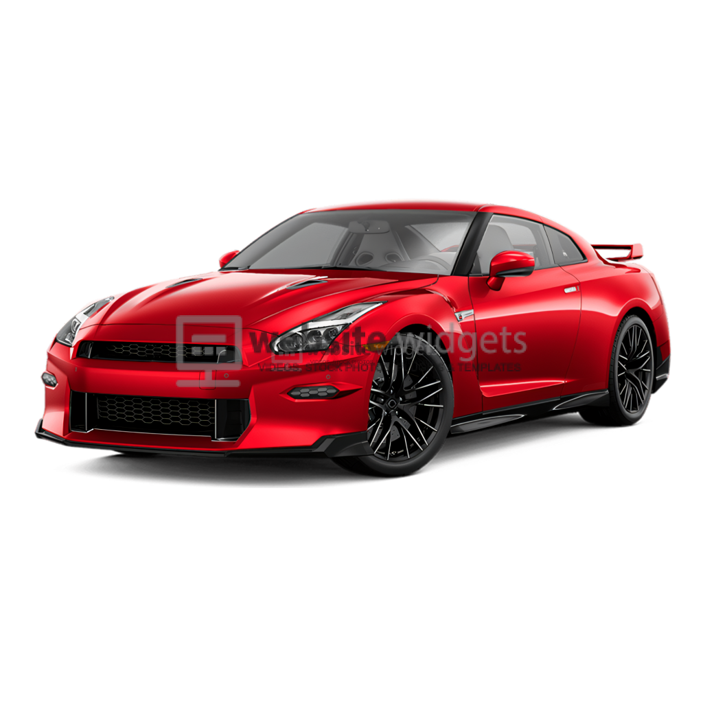 3D High Resolution Render Red Coupe