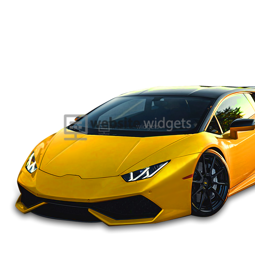 3D High Resolution Render Yellow Lambo