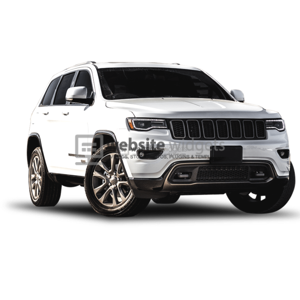 3D High Resolution Render White Jeep