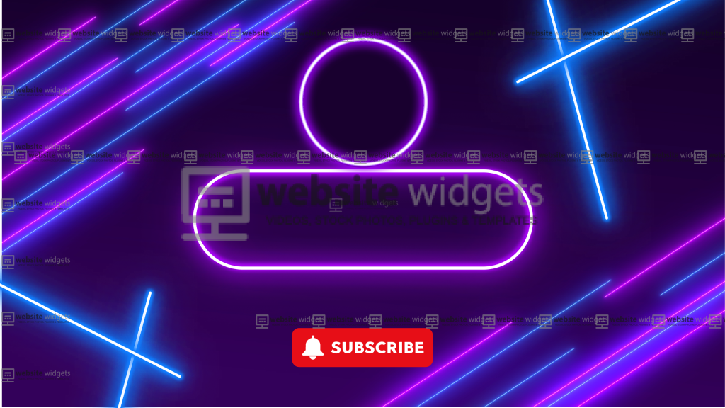 Purple-and-Blue-Futuristic-Gaming-Neon-Banner-YouTube Channel Art